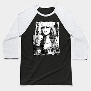 Stevie Nicks Vintage Rock Music Baseball T-Shirt